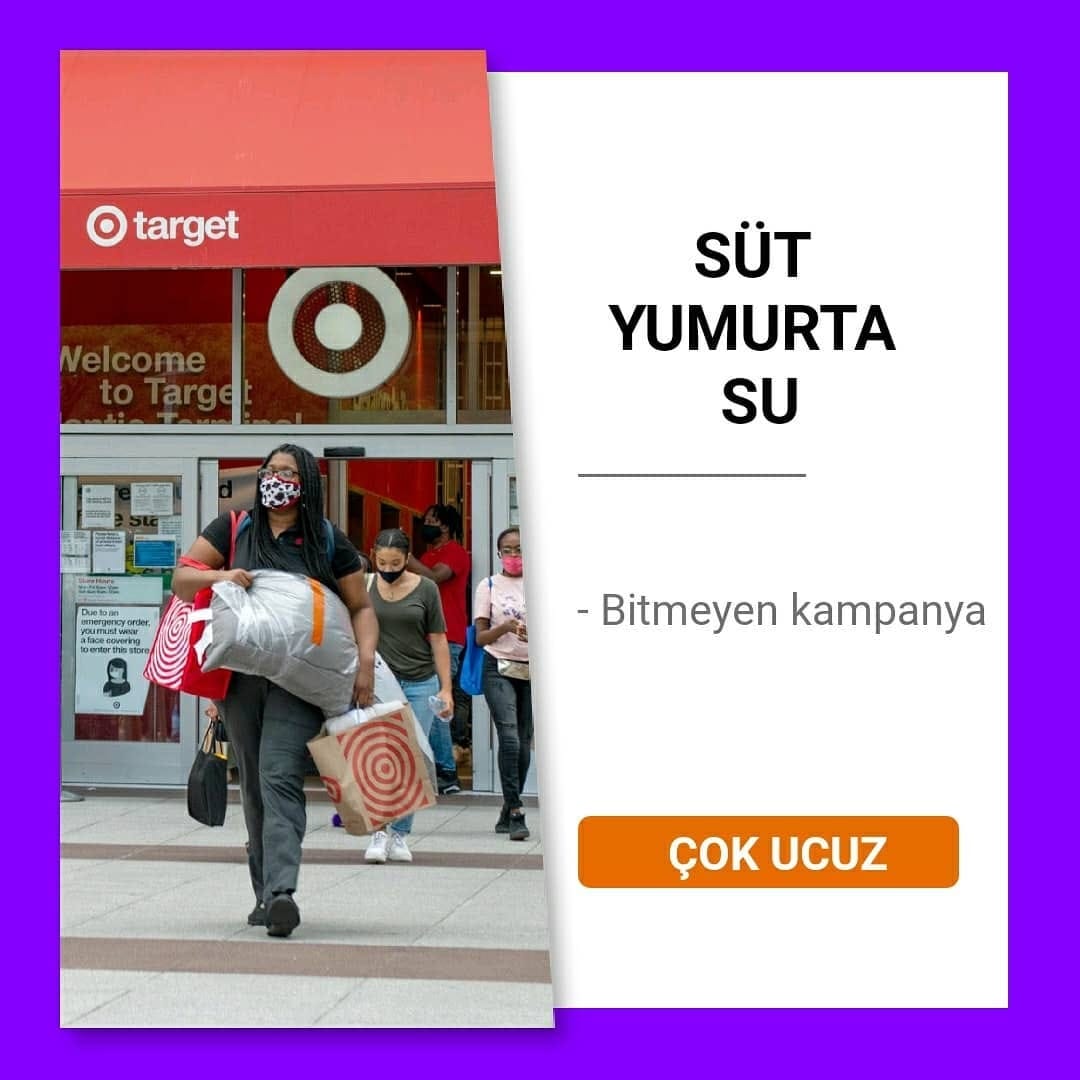 Target Zip Code değişikliği- süt -yumurta